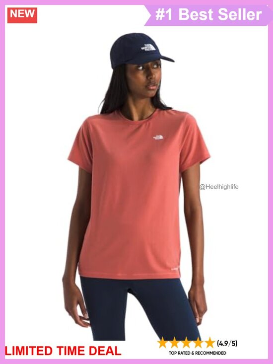 Tops - Short Sleeve Crewneck Active Tee Moisture Wicking Recycled Polyester